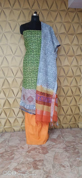 Linen print suit silkzon.in